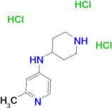 2-Methyl-N-(piperidin-4-yl)pyridin-4-amine trihydrochloride