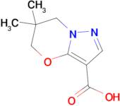 6,6-Dimethyl-6,7-dihydro-5H-pyrazolo[5,1-b][1,3]oxazine-3-carboxylic acid