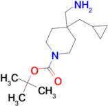 tert-Butyl 4-(aminomethyl)-4-(cyclopropylmethyl)piperidine-1-carboxylate