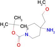 tert-Butyl 4-amino-4-(2-methoxyethyl)piperidine-1-carboxylate