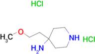 4-(2-Methoxyethyl)piperidin-4-amine dihydrochloride