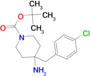 tert-Butyl 4-amino-4-(4-chlorobenzyl)piperidine-1-carboxylate