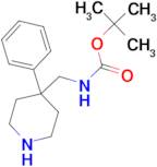 tert-Butyl (4-phenylpiperidin-4-yl)methylcarbamate
