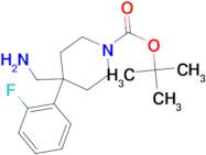 tert-Butyl 4-(aminomethyl)-4-(2-fluorophenyl)piperidine-1-carboxylate