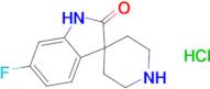 6-Fluoro-1,2-dihydrospiro[indole-3,4'-piperidine]-2-one hydrochloride