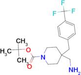 tert-Butyl 4-(aminomethyl)-4-[4-(trifluoromethyl)benzyl]piperidine-1-carboxylate