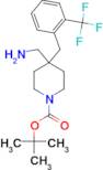 tert-Butyl 4-(aminomethyl)-4-[2-(trifluoromethyl)benzyl]piperidine-1-carboxylate