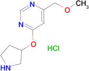 4-(Methoxymethyl)-6-(pyrrolidin-3-yloxy)pyrimidine hydrochloride