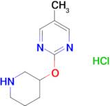 5-Methyl-2-(piperidin-3-yloxy)pyrimidinehydrochloride