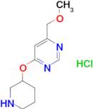 4-(Methoxymethyl)-6-(piperidin-3-yloxy)pyrimidine hydrochloride