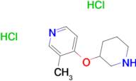 3-Methyl-4-(piperidin-3-yloxy)pyridine dihydrochloride