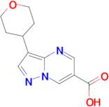 3-(Tetrahydro-2H-pyran-4-yl)pyrazolo[1,5-a]pyrimidine-6-carboxylic acid