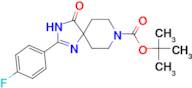 tert-Butyl2-(4-fluorophenyl)-4-oxo-1,3,8-triazaspiro[4.5]dec-1-ene-8-carboxylate