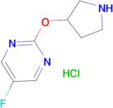 5-Fluoro-2-(pyrrolidin-3-yloxy)pyrimidine hydrochloride