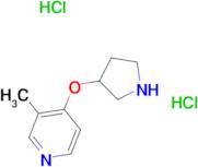 3-Methyl-4-(pyrrolidin-3-yloxy)pyridinedihydrochloride