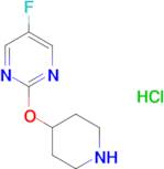 5-Fluoro-2-(piperidin-4-yloxy)pyrimidinehydrochloride