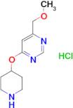 4-(Methoxymethyl)-6-(piperidin-4-yloxy)pyrimidine hydrochloride