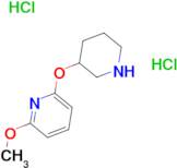 2-Methoxy-6-(piperidin-3-yloxy)pyridinedihydrochloride