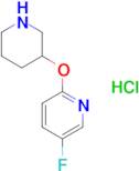 5-Fluoro-2-(piperidin-3-yloxy)pyridine hydrochloride