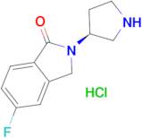 (S)-5-Fluoro-2-(pyrrolidin-3-yl)isoindolin-1-one hydrochloride