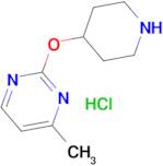 4-Methyl-2-(piperidin-4-yloxy)pyrimidinehydrochloride