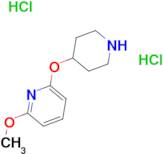 2-Methoxy-6-(piperidin-4-yloxy)pyridinedihydrochloride