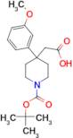 2-[1-(tert-Butoxycarbonyl)-4-(3-methoxyphenyl)piperidin-4-yl]acetic acid