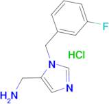 [1-(3-Fluorobenzyl)-1H-imidazol-5-yl]methanamine hydrochloride