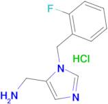 [1-(2-Fluorobenzyl)-1H-imidazol-5-yl]methanamine hydrochloride