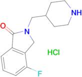 4-Fluoro-2-(piperidin-4-ylmethyl)isoindolin-1-one hydrochloride