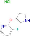 3-Fluoro-2-(pyrrolidin-3-yloxy)pyridinehydrochloride