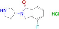 (S)-4-Fluoro-2-(pyrrolidin-3-yl)isoindolin-1-one hydrochloride