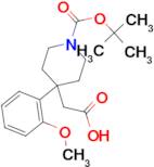 2-[1-(tert-Butoxycarbonyl)-4-(2-methoxyphenyl)piperidin-4-yl]acetic acid