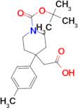 2-[1-(tert-Butoxycarbonyl)-4-p-tolylpiperidin-4-yl]acetic acid