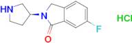 (S)-6-Fluoro-2-(pyrrolidin-3-yl)isoindolin-1-one hydrochloride