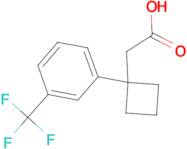 2-{1-[3-(Trifluoromethyl)phenyl]cyclobutyl}acetic acid