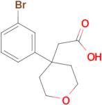 2-[4-(3-Bromophenyl)-tetrahydro-2H-pyran-4-yl]acetic acid