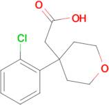 2-[4-(2-Chlorophenyl)-tetrahydro-2H-pyran-4-yl]acetic acid