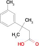 3-Methyl-3-m-tolylbutanoic acid