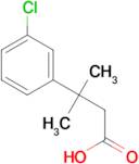 3-(3-Chlorophenyl)-3-methylbutanoic acid