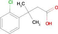 3-(2-Chlorophenyl)-3-methylbutanoic acid