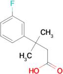 3-(3-Fluorophenyl)-3-methylbutanoic acid