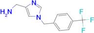 (1-{[4-(Trifluoromethyl)phenyl]methyl}-1H-imidazol-4-yl)methanamine