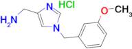 [1-(3-Methoxybenzyl)-1H-imidazol-4-yl]methanamine hydrochloride