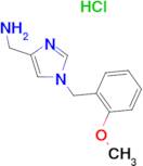 [1-(2-Methoxybenzyl)-1H-imidazol-4-yl]methanamine hydrochloride