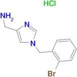 [1-(2-Bromobenzyl)-1H-imidazol-4-yl]methanamine hydrochloride