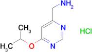 (6-Isopropoxypyrimidin-4-yl)methanaminehydrochloride
