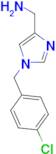 [1-(4-Chlorobenzyl)-1H-imidazol-4-yl]methanamine