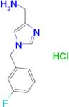 [1-(3-Fluorobenzyl)-1H-imidazol-4-yl]methanamine hydrochloride