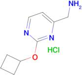 (2-Cyclobutoxypyrimidin-4-yl)methanaminehydrochloride